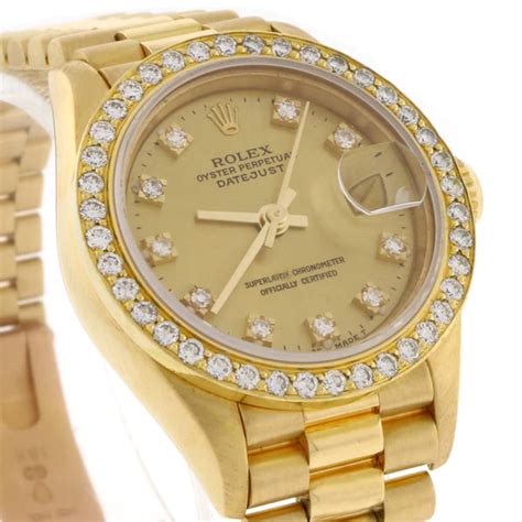 rolex 69178 diamond bezel|rolex datejust diamond dial 69173.